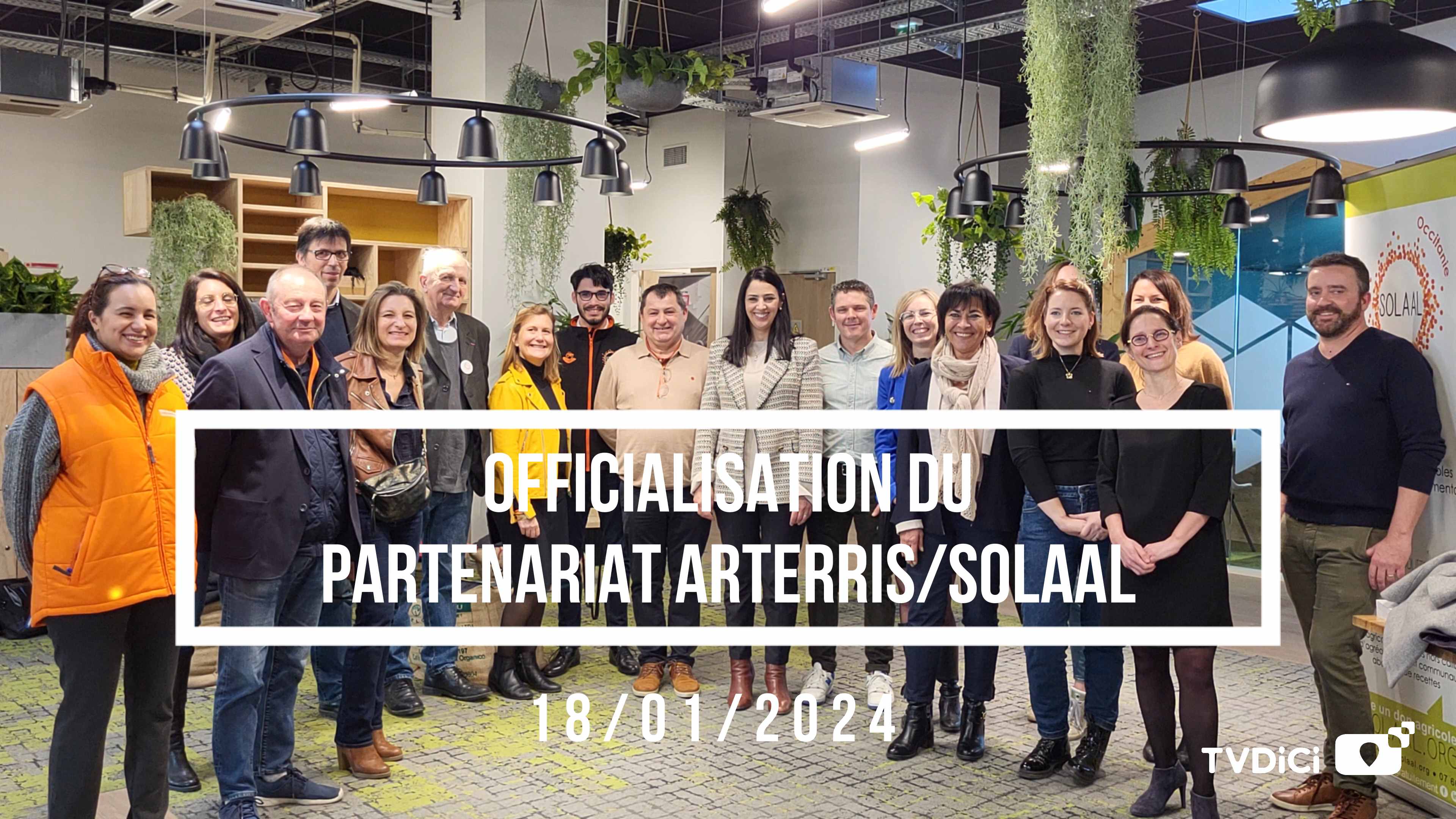 Tvdici Officialisation De Partenariat Arterris Solaal Pour