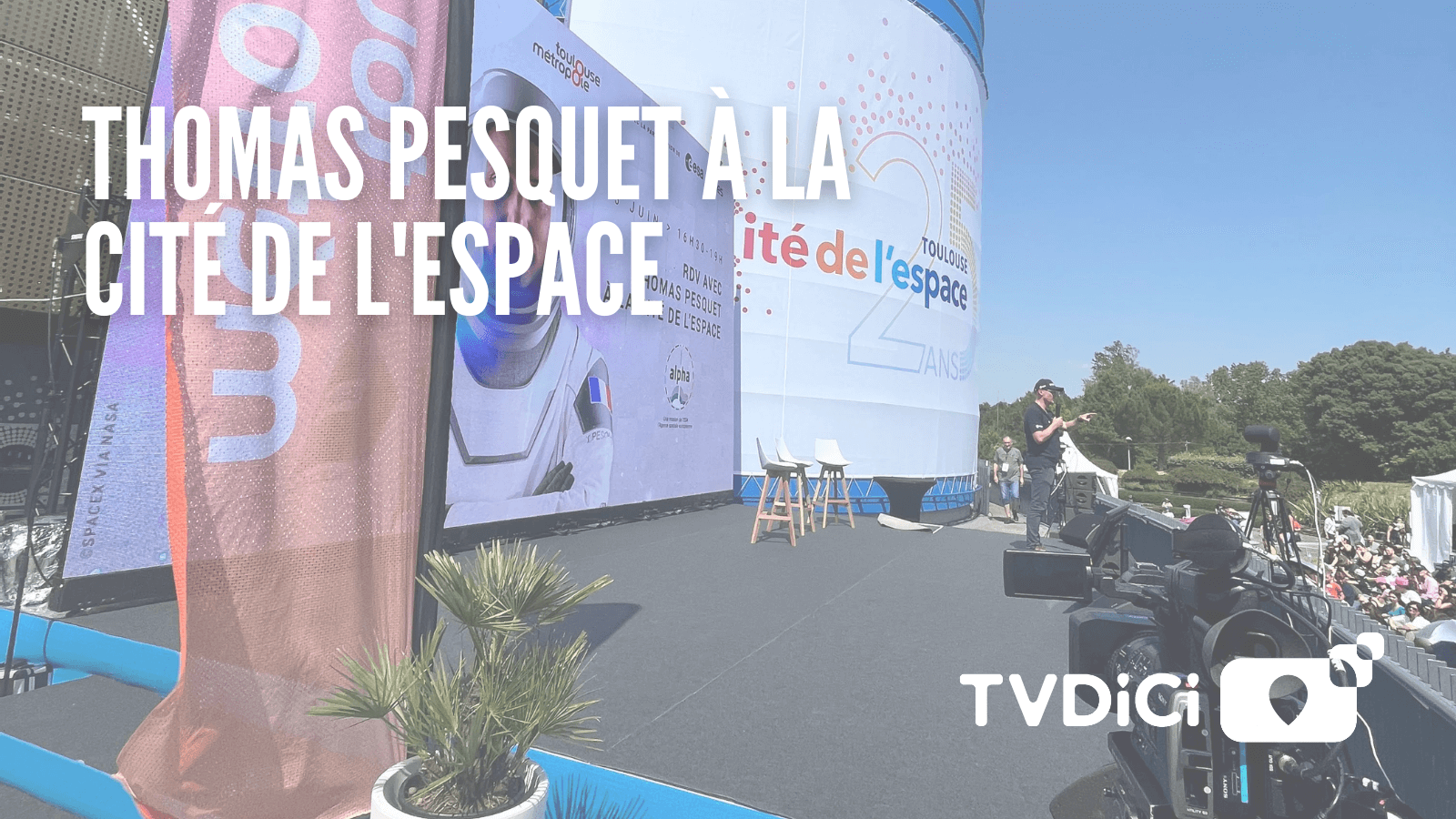 Tvdici Thomas Pesquet à La Cité De Lespace à Toulouse 